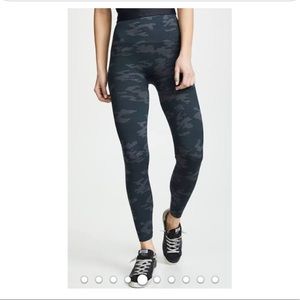 Spanx Look at Me Now Black Camo leggings